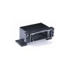 Embase en saillie 24B, Aluminium moulé sous pression, acier inoxydable, IP68/IP69K, Sortie basse, M25